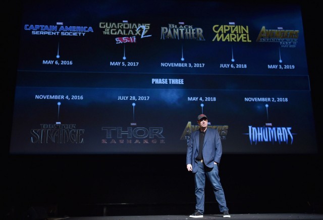 Marvel анонсировала все фильмы до 2019 года